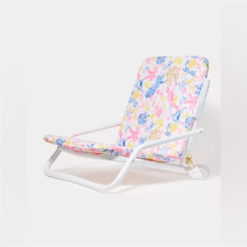 Lilly Pulitzer Beach Chair Barefoot Beachcomber NWT GWP